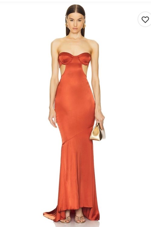 Michael Costello X Revolve Alina Gown $298 Size S