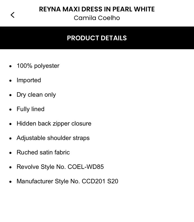 NWT Camila Coelho Reyna Maxi Dress $220 Size M