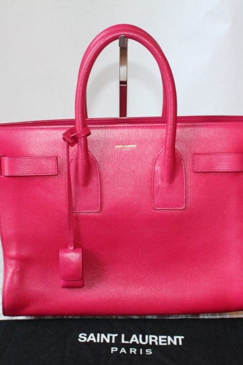 Saint Laurent Nano Sac De Jour Leather Satchel Women’s Pink EXCELLENT CONDITION