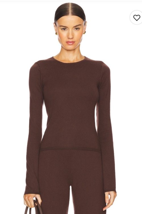 NWT L’academie Marianna Knit Top $158 Size S