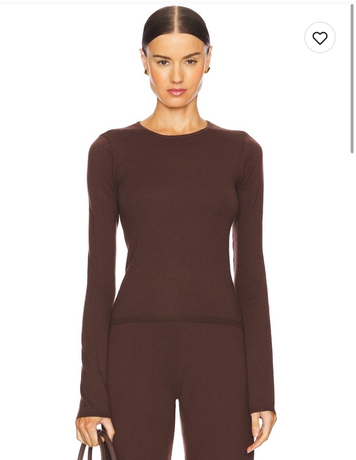 NWT L’academie Marianna Knit Top $158 Size S