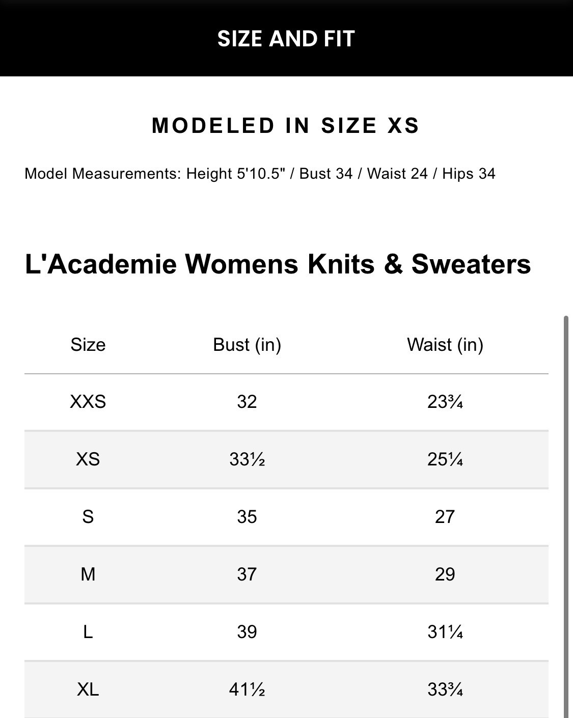 NWT L’academie Marianna Knit Top $158 Size S