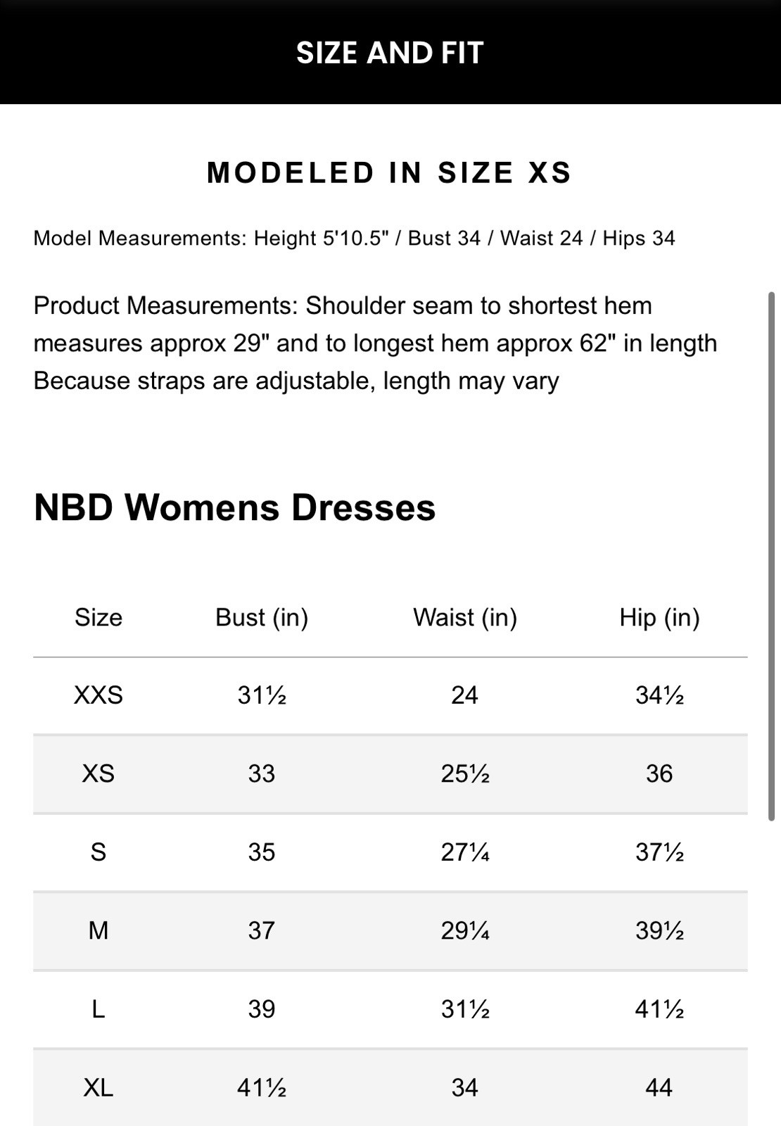 NWT NBD The Julietta Gown in Black $498 Size XS