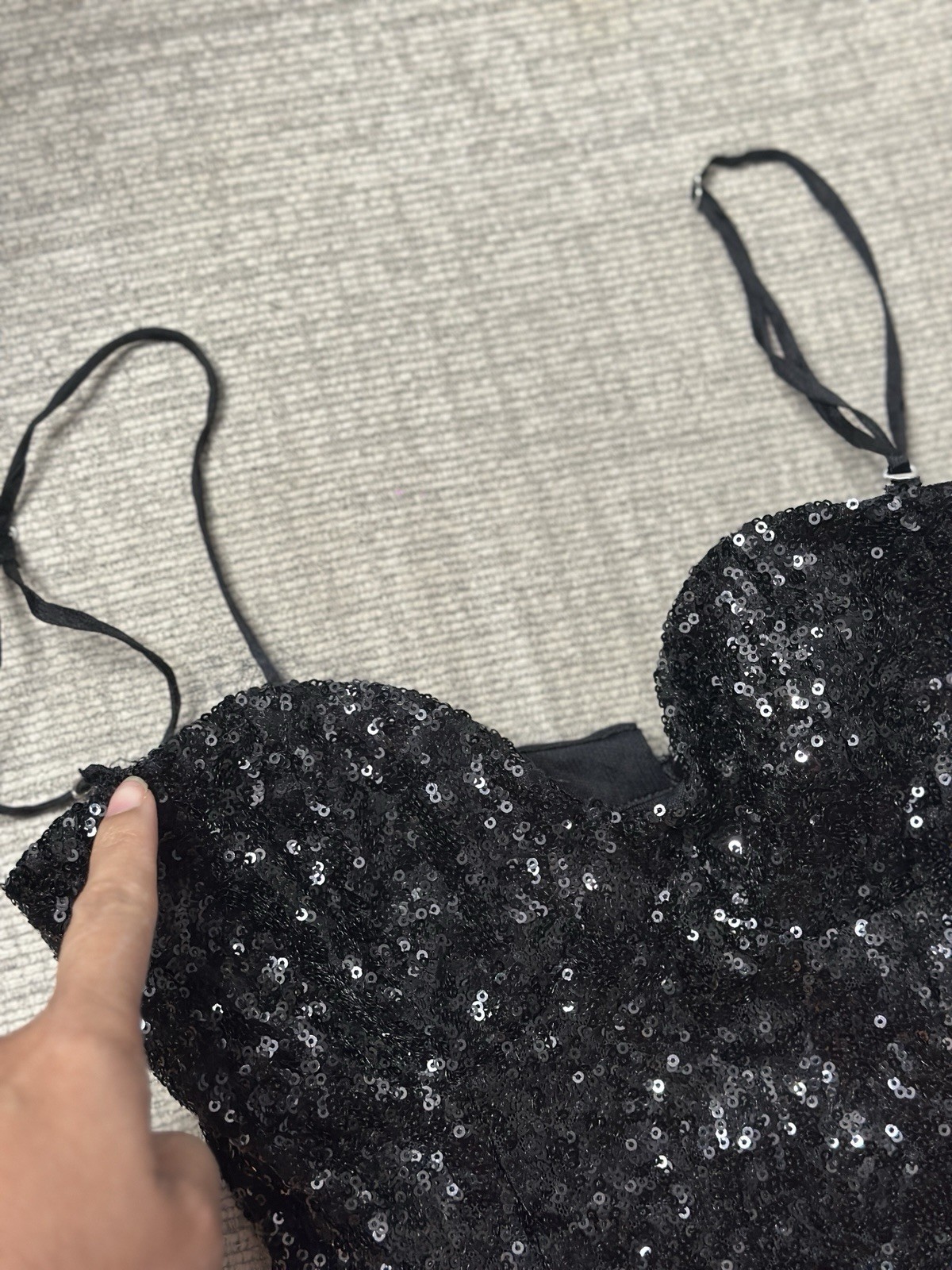 NWT NBD The Julietta Gown in Black $498 Size XS