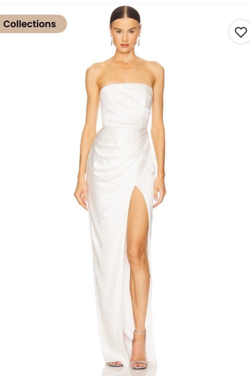 NWT Sau Lee Priyanka Dress In Ivory $495 Size 2