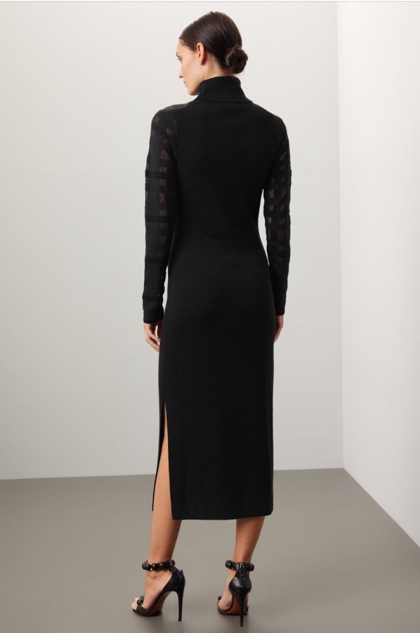 Esteban Cortazar X RtR Mesh Sleeves Dress Size M $390 (sleeves Cut Off)