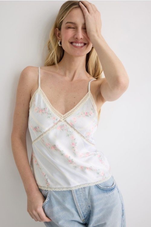 LoveShackFancy Levall Silky Tank Top Size S/2-4 $245