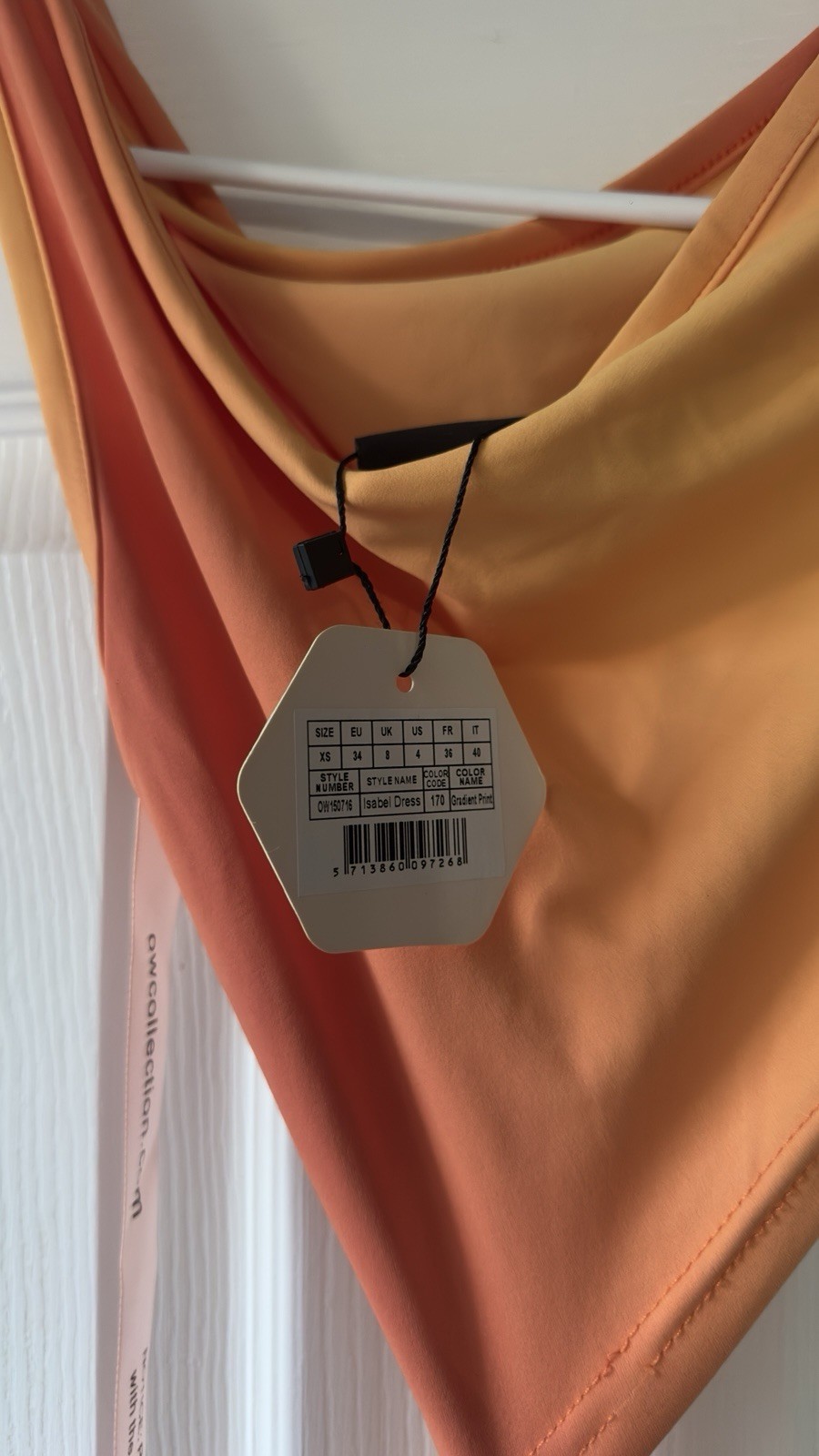 NWT OW Collection Isabel Dress In Gradiant Print $160 Size S