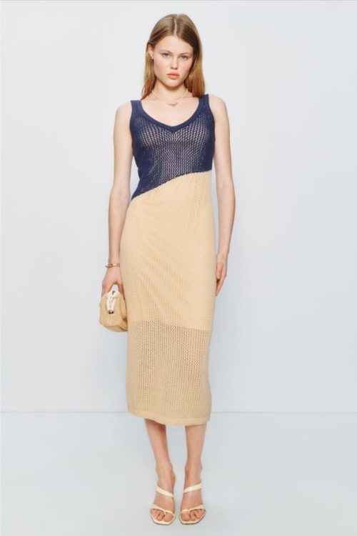 Toccin X RtR Crochet Midi Dress $325 Size S