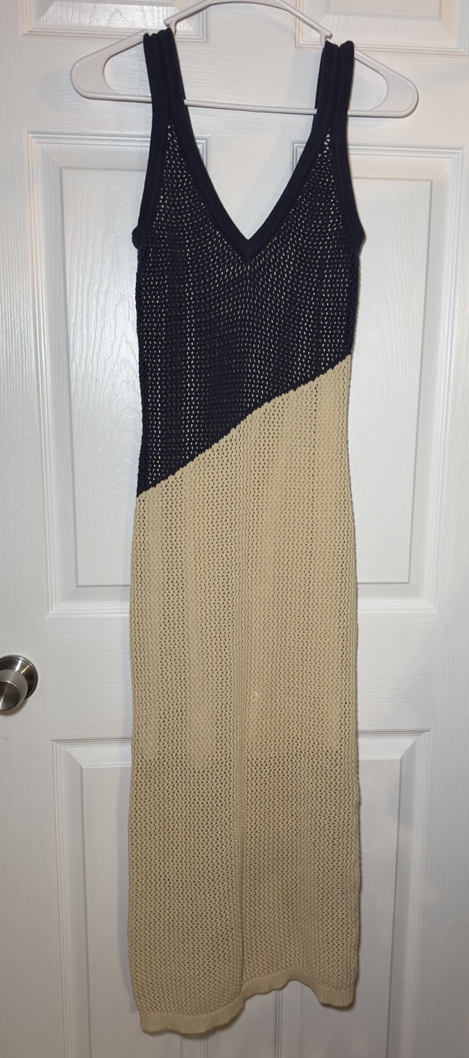 Toccin X RtR Crochet Midi Dress $325 Size S