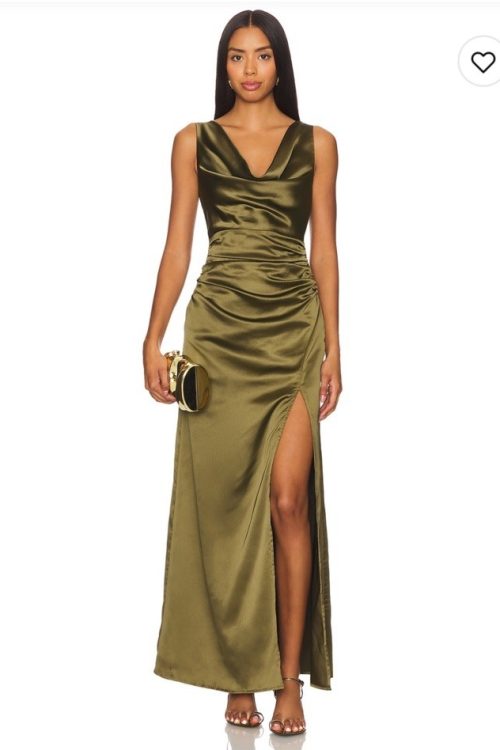 NWT Line And Dot Melissa Dress In Olive $152 Size M