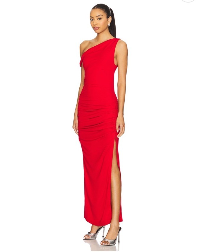 NWT Line And Dot Aryna Asymmetrical Maxi Dress Size S