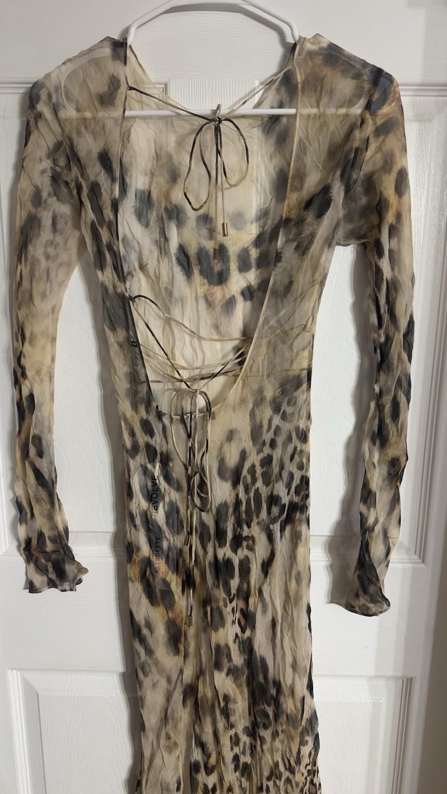 NWT Retrofete Vienna Dress In Vintage Cheetah $598 Size XS