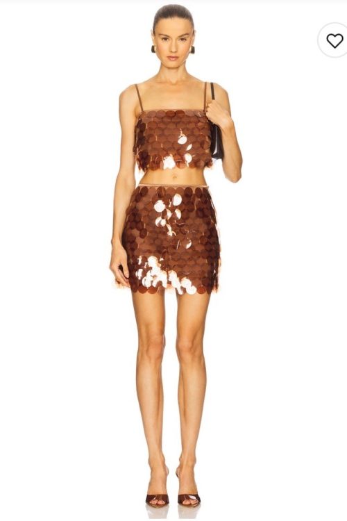 Saylor Griselda Set In Chocolate $242 Size M