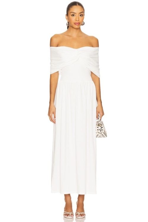 NWT Sndys Madrid Maxi Dress In White Size XL
