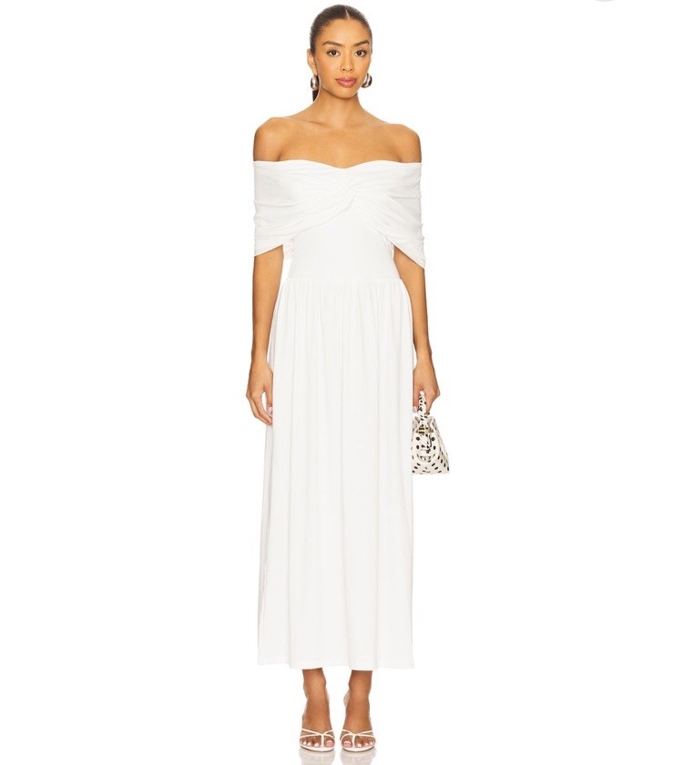 NWT Sndys Madrid Maxi Dress In White Size XL