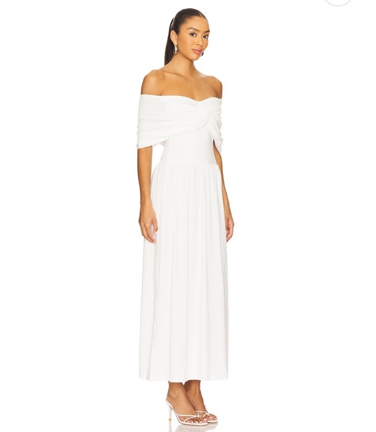 NWT Sndys Madrid Maxi Dress In White Size XL