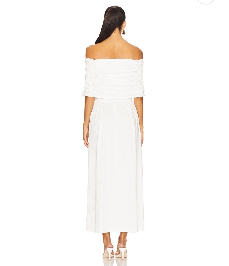 NWT Sndys Madrid Maxi Dress In White Size XL