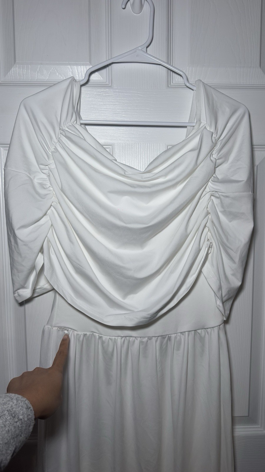 NWT Sndys Madrid Maxi Dress In White Size XL