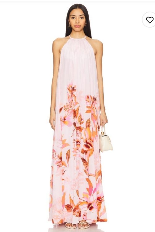 NWT Rococo Sand Flared Maxi Dress $598 Size M