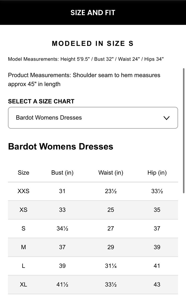 NWT Bardot Aliyah Dress In Burgundy Size S