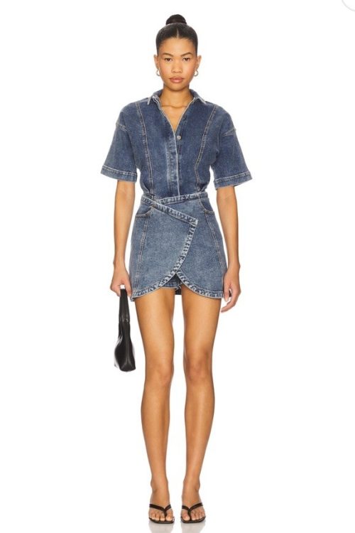 NWT Sovere Dawn Denim Dress $229 Size M