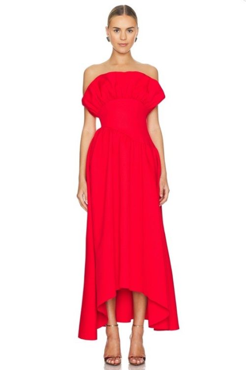 NWT Elliatt Laurel Dress In Red $244 Size S