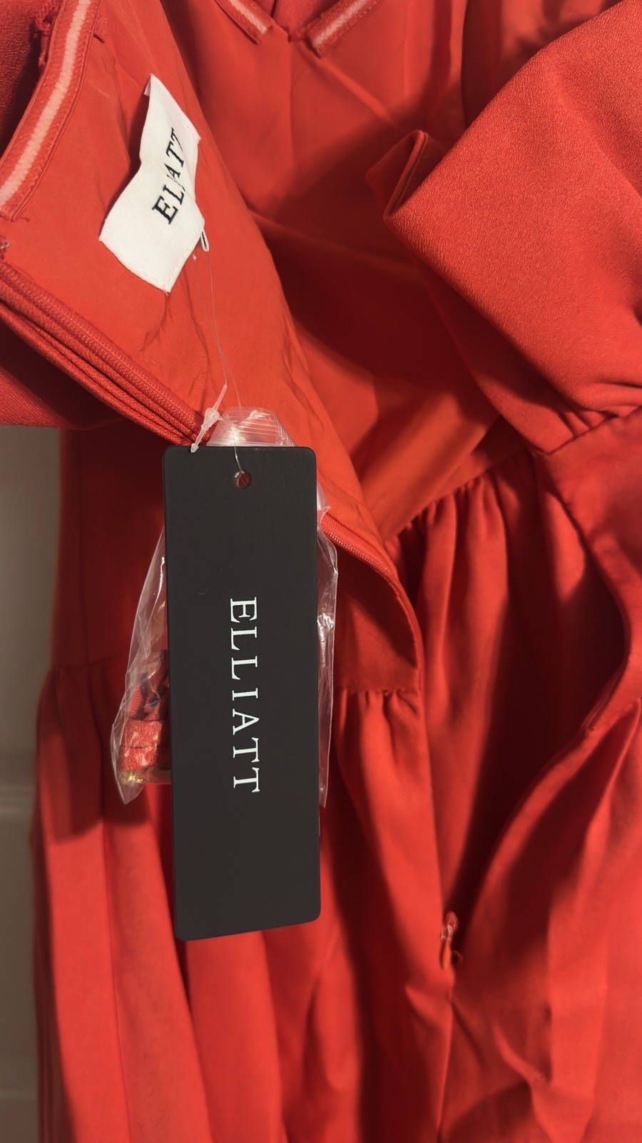 NWT Elliatt Laurel Dress In Red $244 Size S