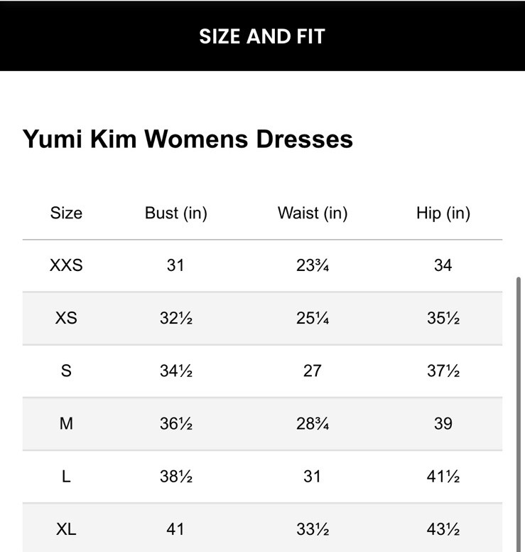 NWT Yumi Kim Katia Dress $248 Size L