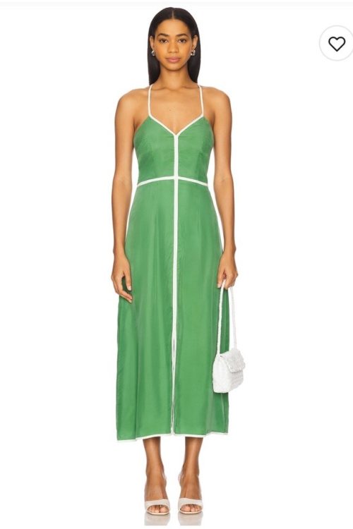 NWT Sancia The Isobel Dress In Matcha $229 Size M