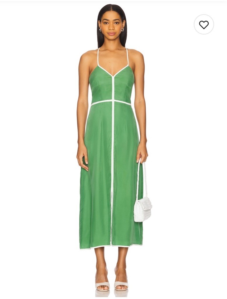 NWT Sancia The Isobel Dress In Matcha $229 Size M