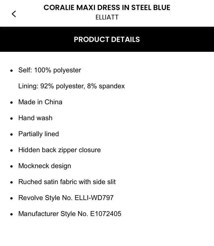 NWT Elliatt Coralie Maxi Dress Size S