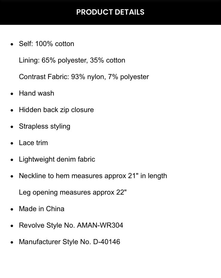 Amanda Uprichard Romilly Skort Romper Size M