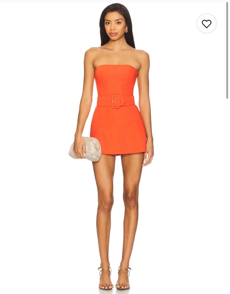 NWOT Amanda Uprichard X Revolve Fae Romper $244 Size XL