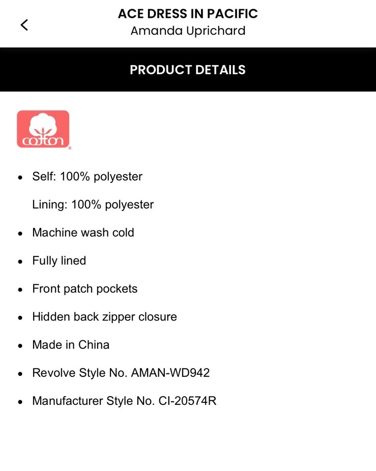 Amanda Uprichard Ace Dress In Pacific $198 Size XS