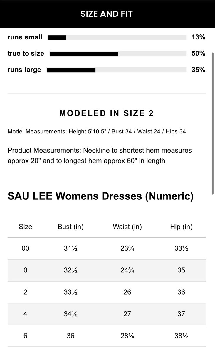 NWOT Sau Lee Florence Dress In White $595 Size 2