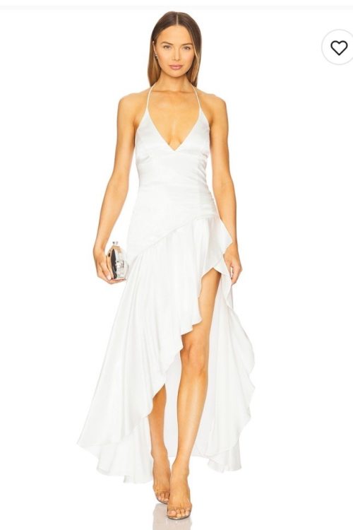 NWT Bardot Sorella Halter Dress In Orchid White Size 2