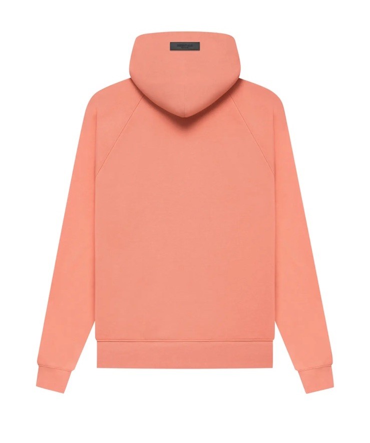 NWT Fear Of God Essential Coral Red Hoodie Size S