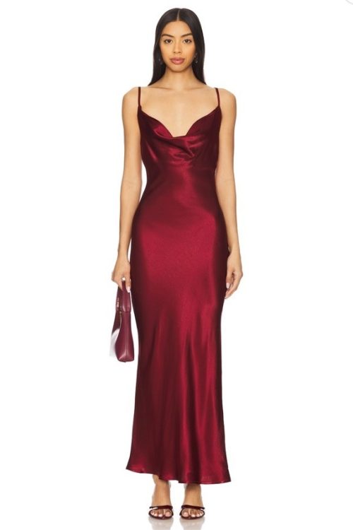 NWT SNDYS X REVOLVE Skin Satin Dress Size XS