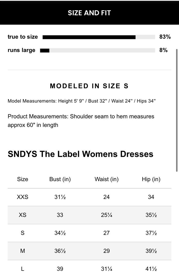 NWT SNDYS X REVOLVE Skin Satin Dress Size XS