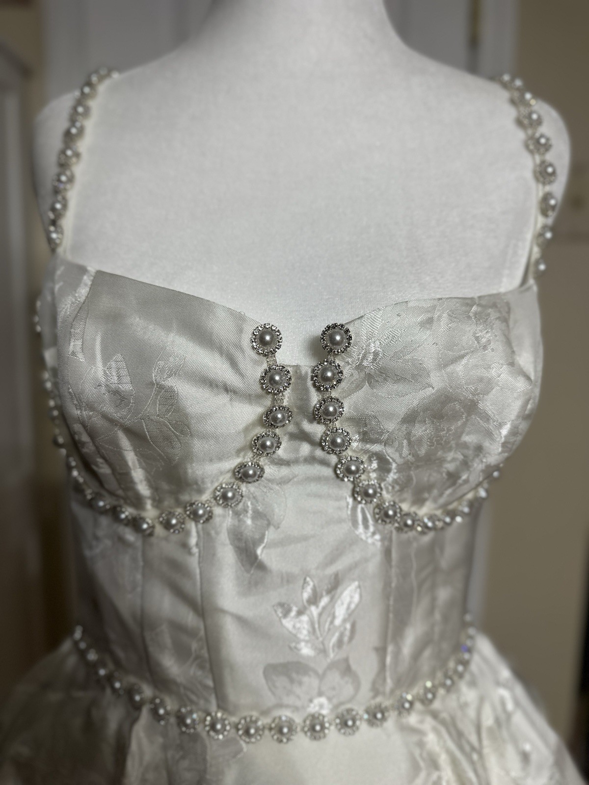 NWT V. Chapman Luciana Corset In Mini Dress $545 Size 4