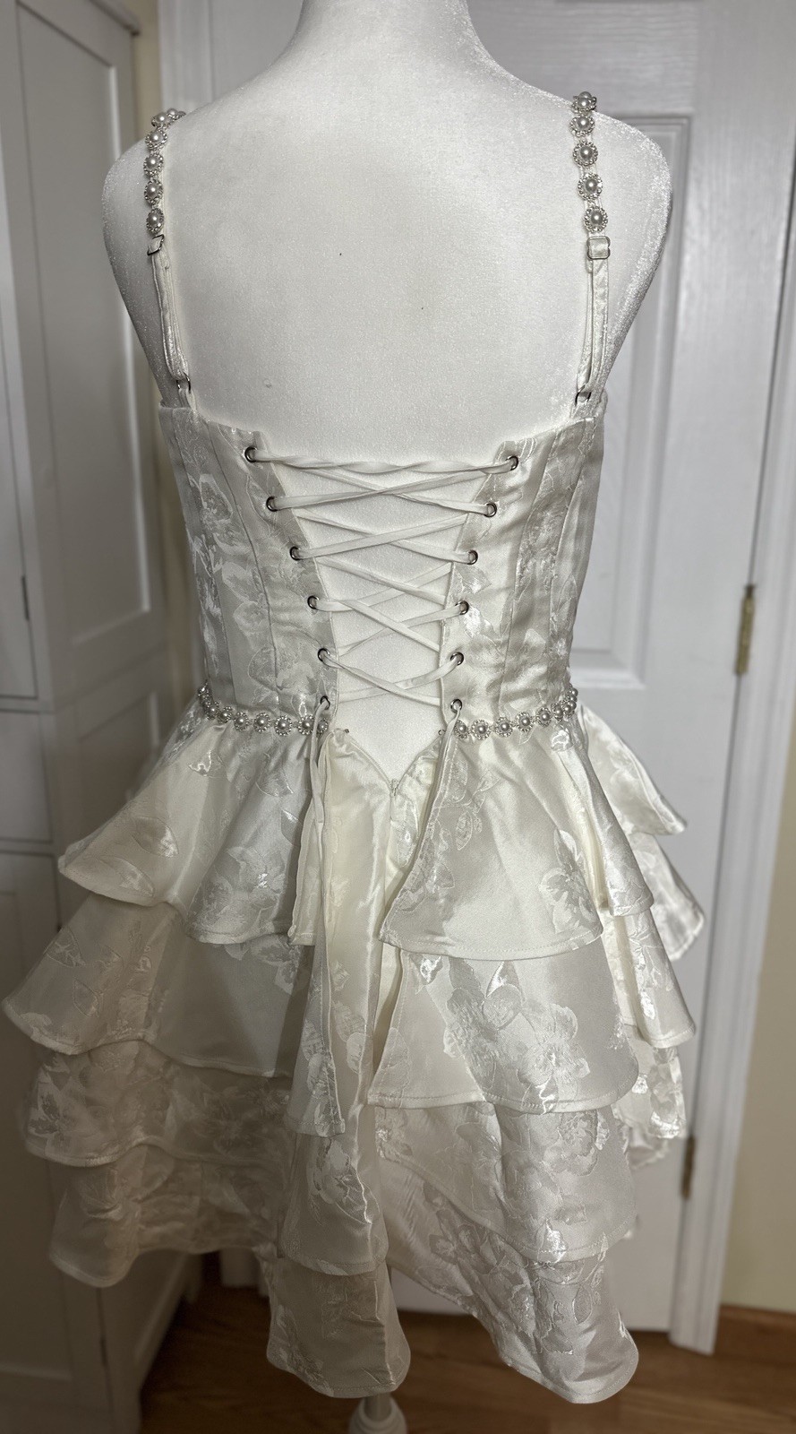 NWT V. Chapman Luciana Corset In Mini Dress $545 Size 4