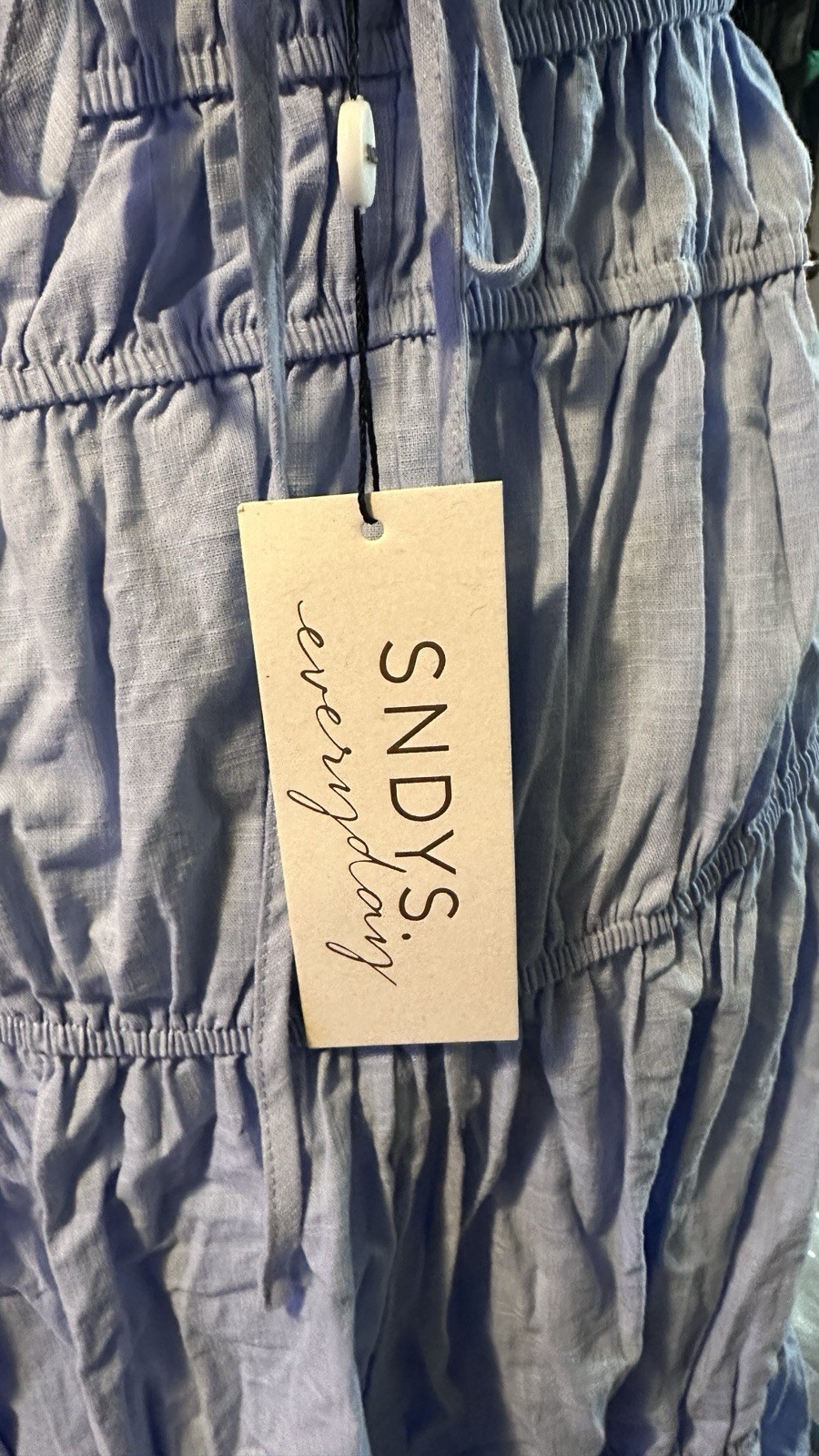 NWT SNDYS Tahlia Dress In Blue Size S