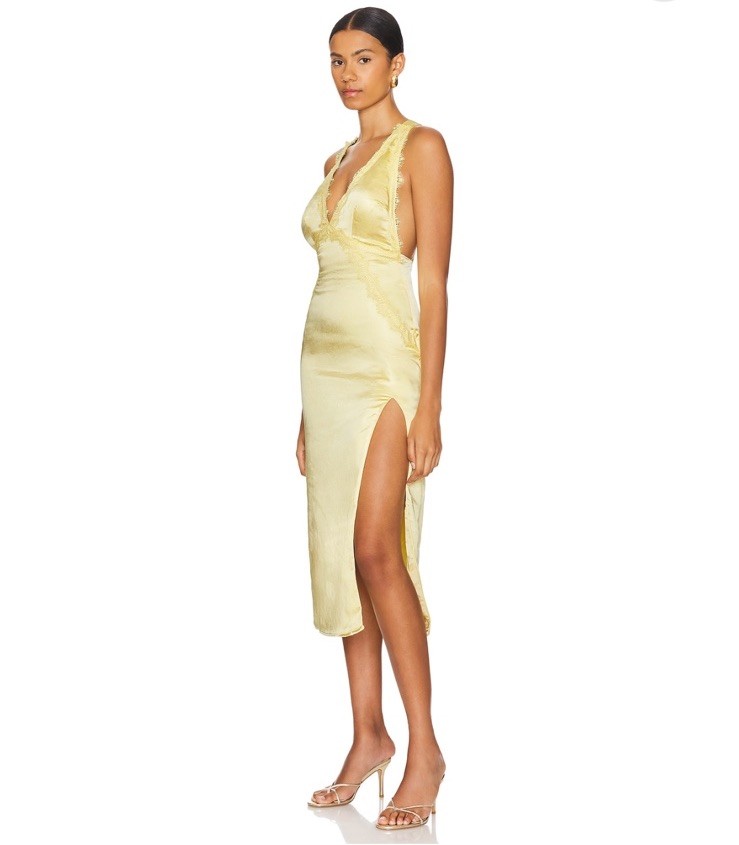 NWT More to Come Shelia Dress in Yellow Size XS