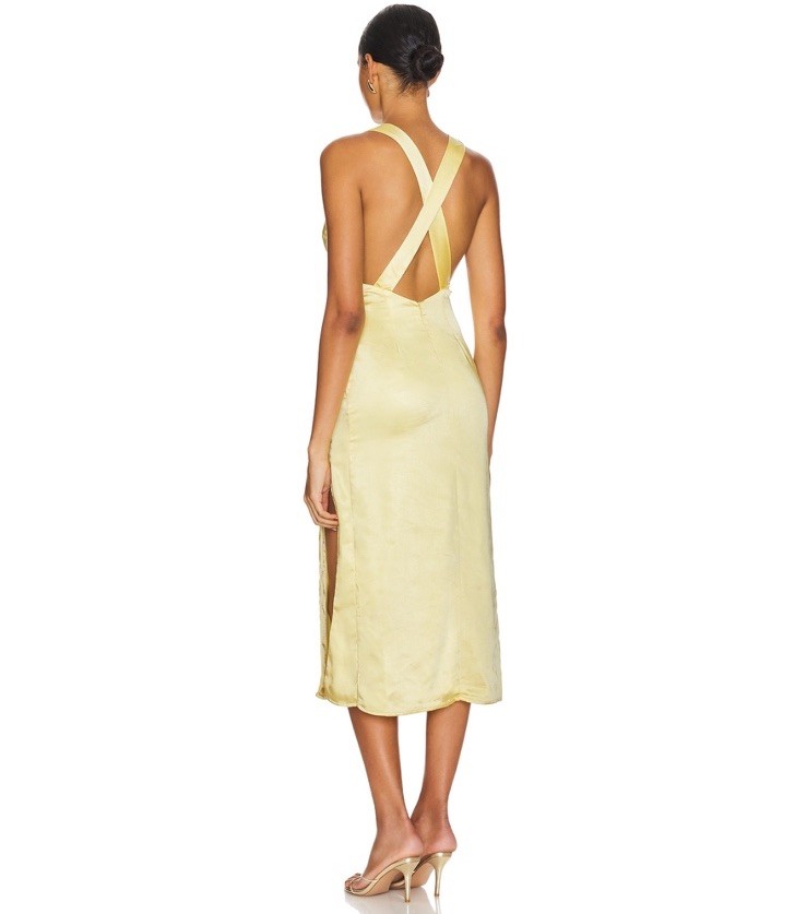 NWT More to Come Shelia Dress in Yellow Size XS