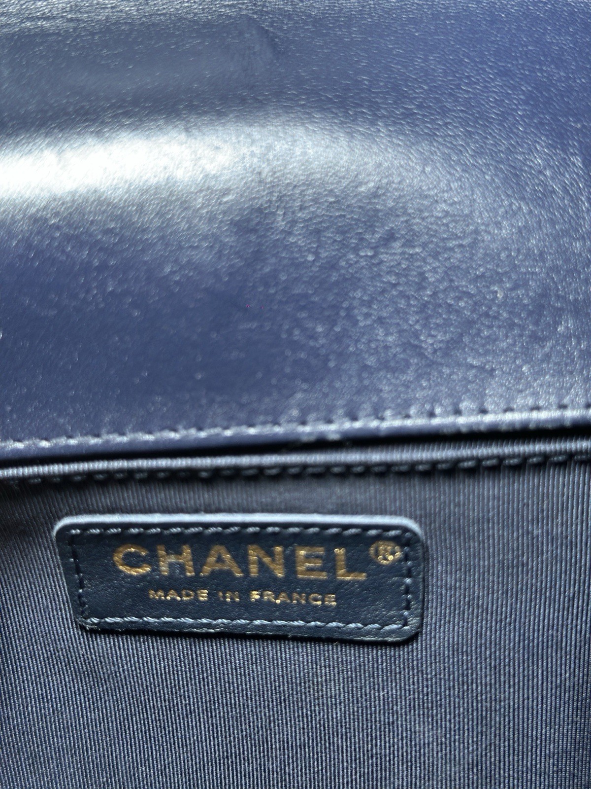 CHANEL LAMB SKIN LEBOY MEDIUM CHAIN SHOULDER BAG