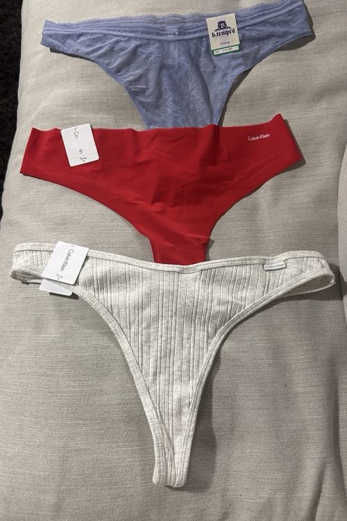 Calvin Klein Set Of 3 Thongs NWT