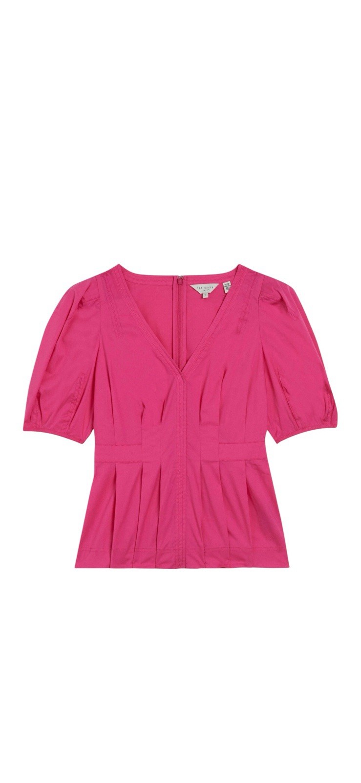 NWT TED BAKER PEPLUM BALLOON SLEEVES TOP