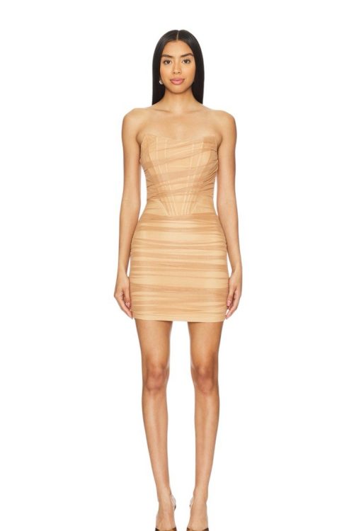 NWT SUPERDOWN REVOLVE STRAPLESS DRESS