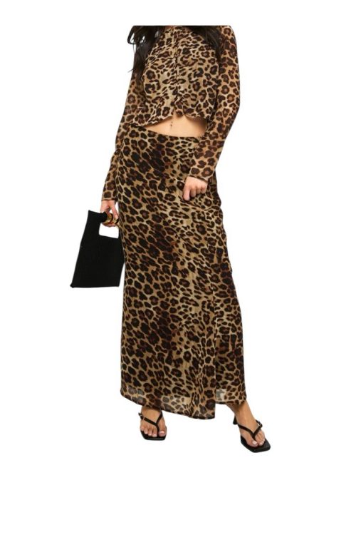 NWT NASTY GAL LEOPARD PRINT SKIRT